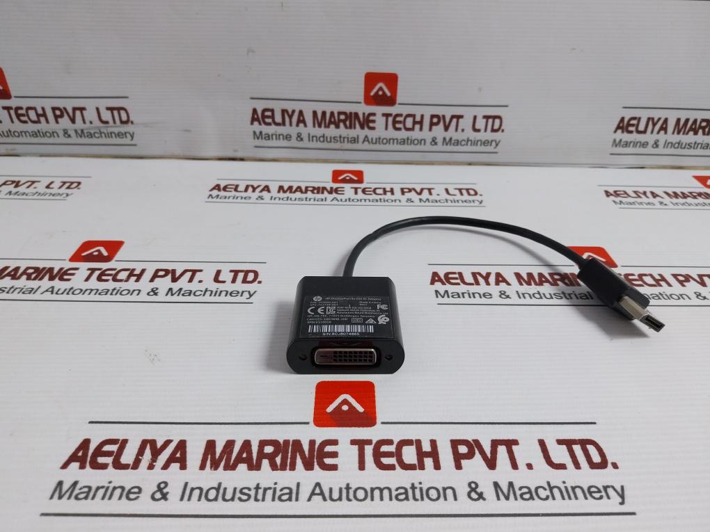 Lot Of 2X Display Port To Dvi Sl Adapter Hp 752660-001