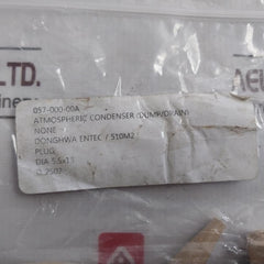 Lot of 2X Donghwa Entec Plug for Atmospheric Condenser (Dump/Drain) Dia 5.5X13