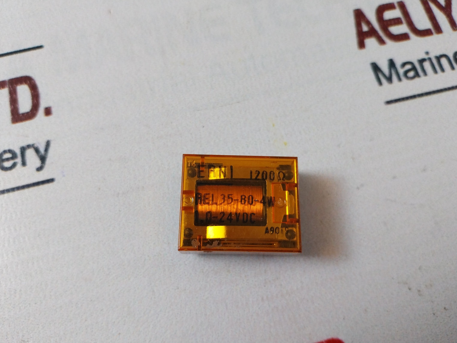 Lot Of 2X Erni Rel 35-bo-4W Relay 1200 Ω 1.0-24 Vdc