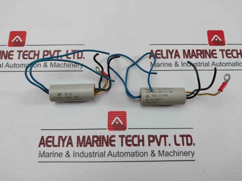 Lot Of 2X Ero F1764-0304-020 Emi Suppression Filter 250V 4A