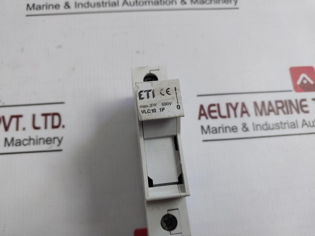 Lot Of 2X Eti Vlc10 1P Ac-22B Fuse Holder Terminal Max.3W