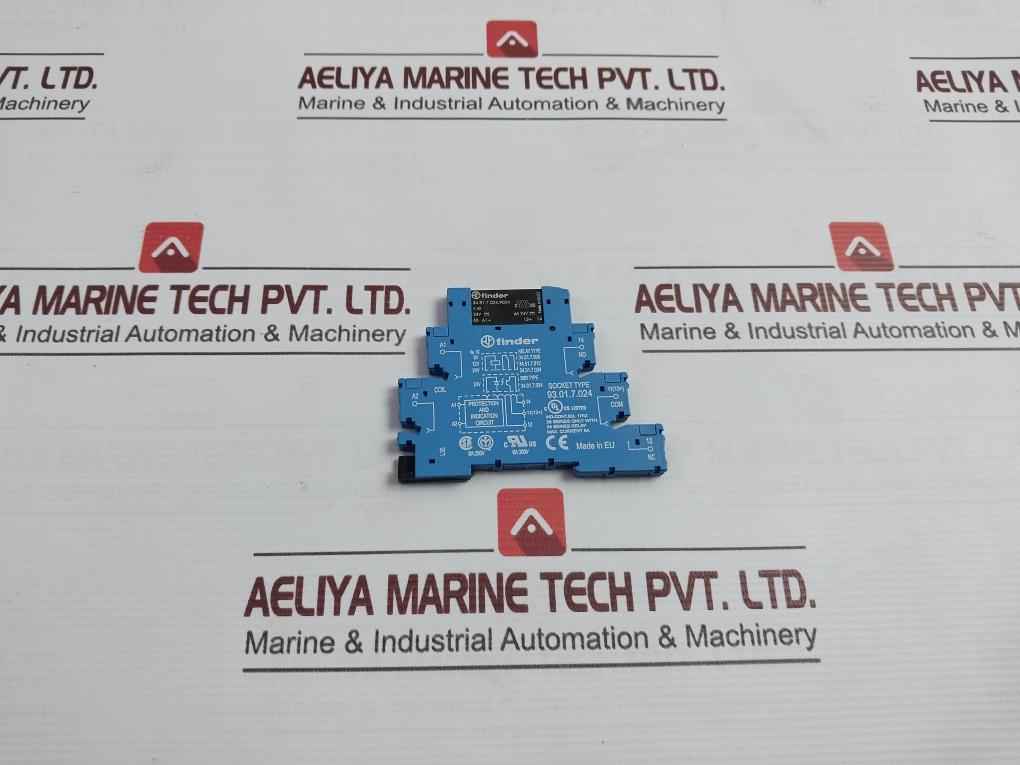 Lot Of 2X Finder 93.01.7.024 Relay Socket 250 V 6A