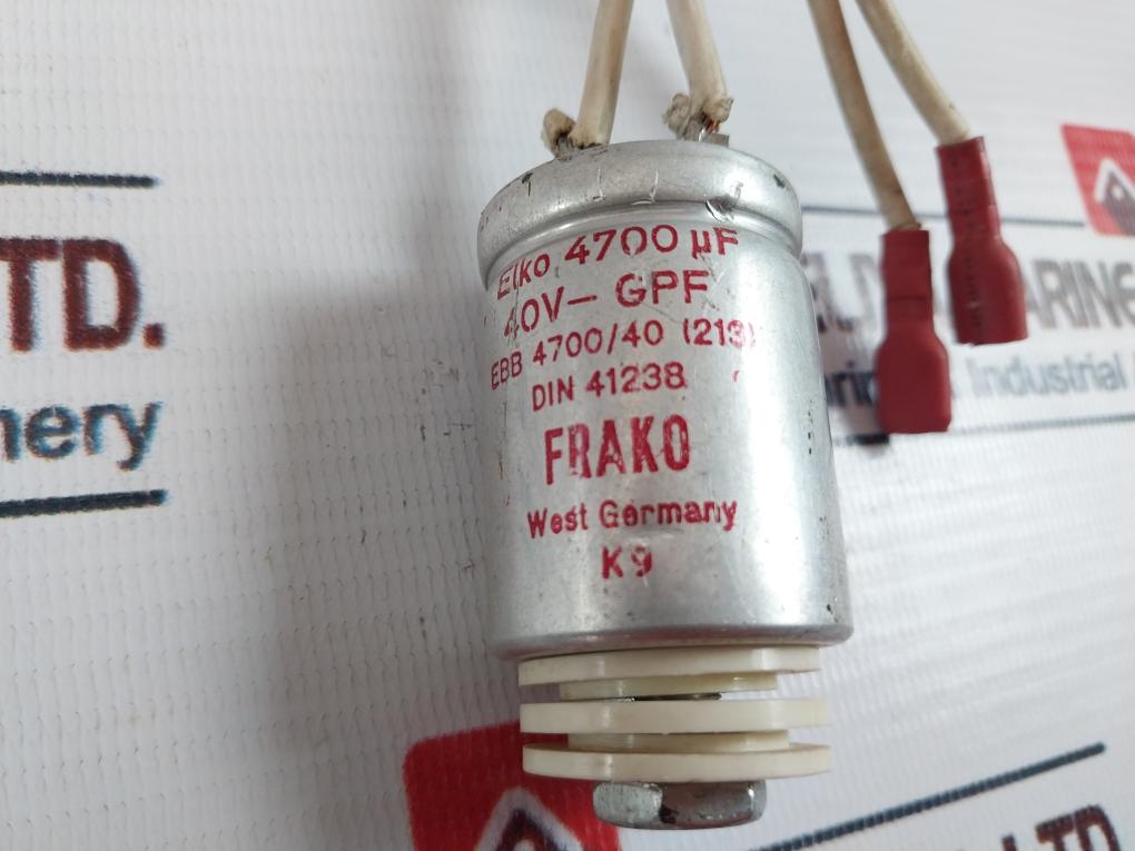 Frako 4700Uf Capacitor 40V-gpf Ebb 4700/40 (213)