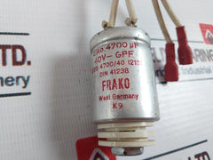 Frako 4700Uf Capacitor 40V-gpf Ebb 4700/40 (213)