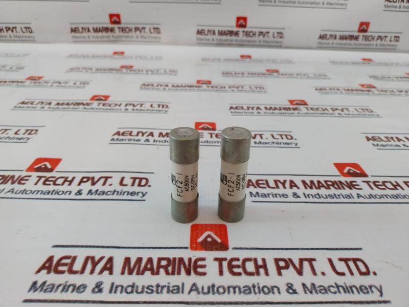 Lot Of 2X Fuji Electric Fcf2-1 Low Temperature Fuse 500 Vac 125 Vdc Limiter
