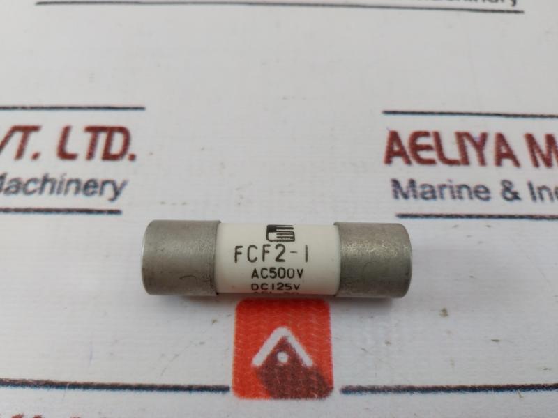 Lot Of 2X Fuji Electric Fcf2-1 Low Temperature Fuse 500 Vac 125 Vdc Limiter