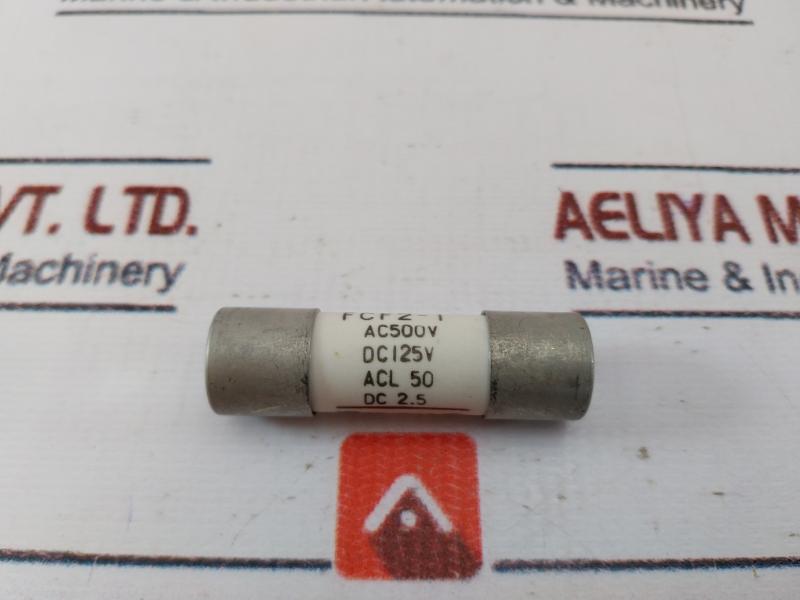 Lot Of 2X Fuji Electric Fcf2-1 Low Temperature Fuse 500 Vac 125 Vdc Limiter