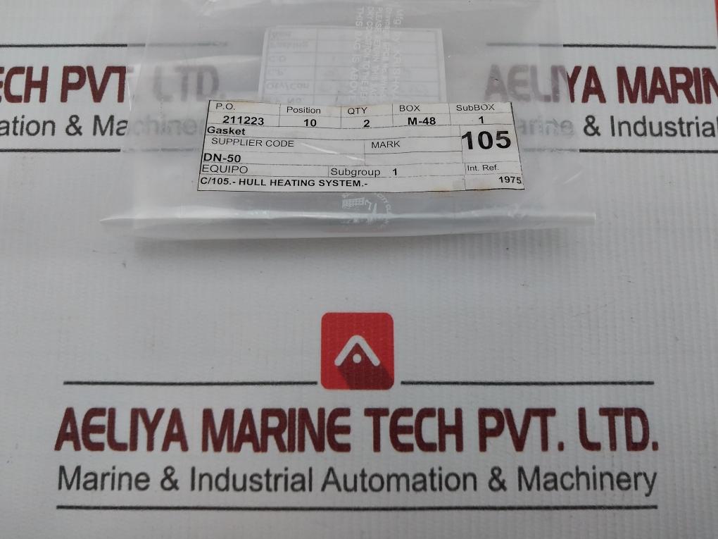 Lot Of 2X Gasket For Hull Heating System Dn-50