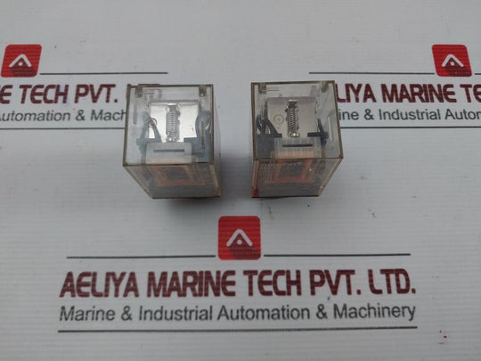 Lot Of 2X General-purpose Electromagnetic Relay Omron Gen-250Vac/7A Part No: Mk3P-i