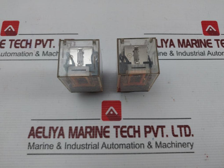 Lot Of 2X General-purpose Electromagnetic Relay Omron Gen-250Vac/7A Part No: Mk3P-i