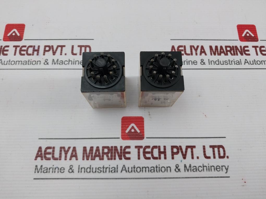 Lot Of 2X General-purpose Electromagnetic Relay Omron Gen-250Vac/7A Part No: Mk3P-i
