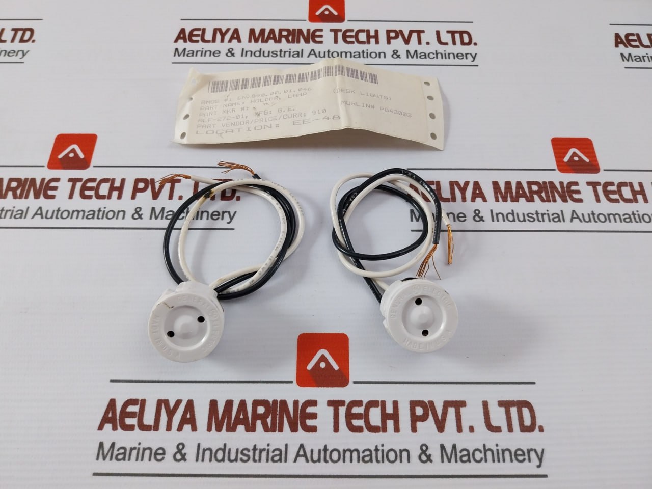 Lot Of 2X General Electric Alf-272-01 Lamp Holder