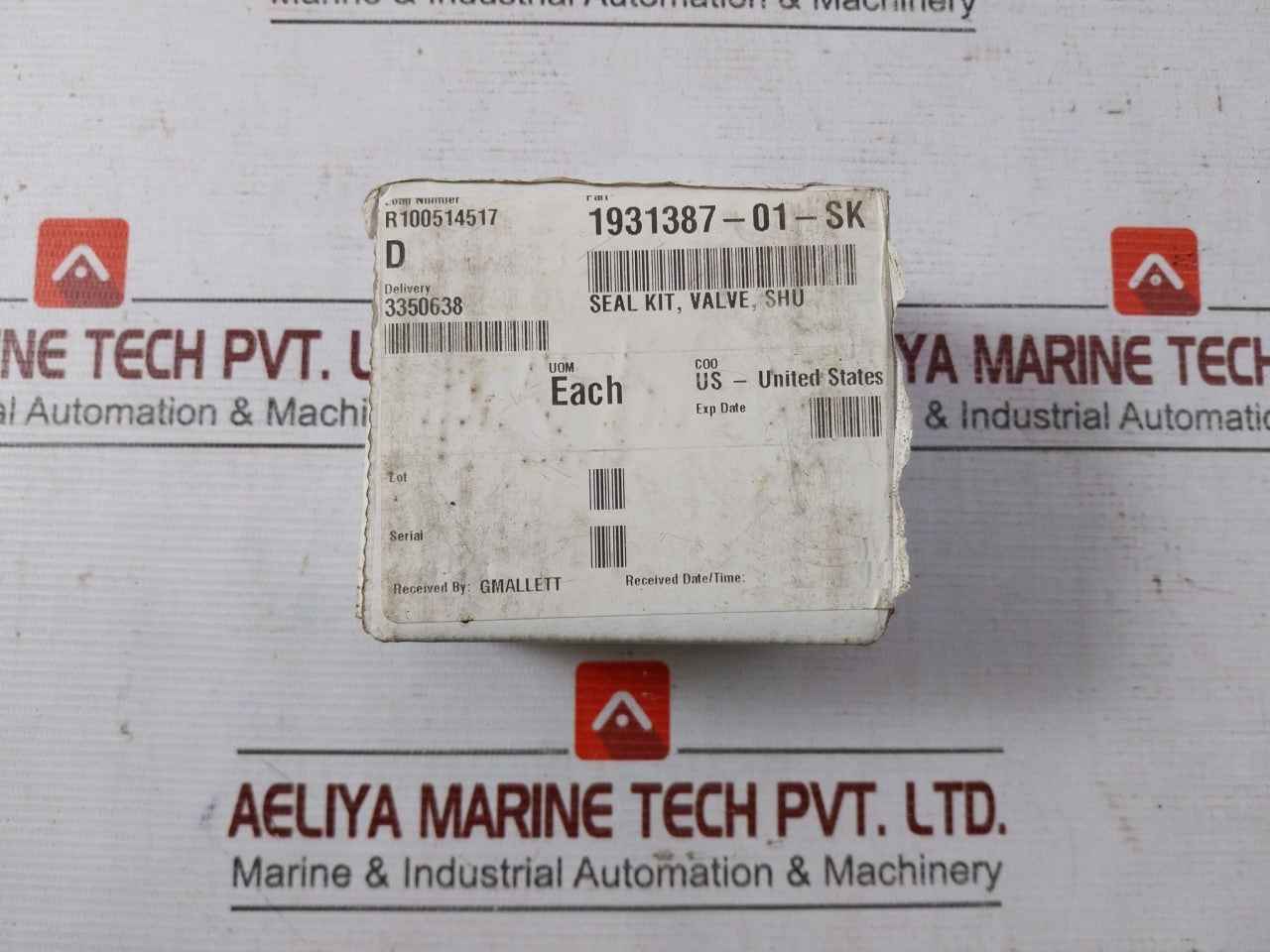 Lot Of 2X Gilmore 25413 Sk 1" Valve Seal Kit 1931387-01-sk