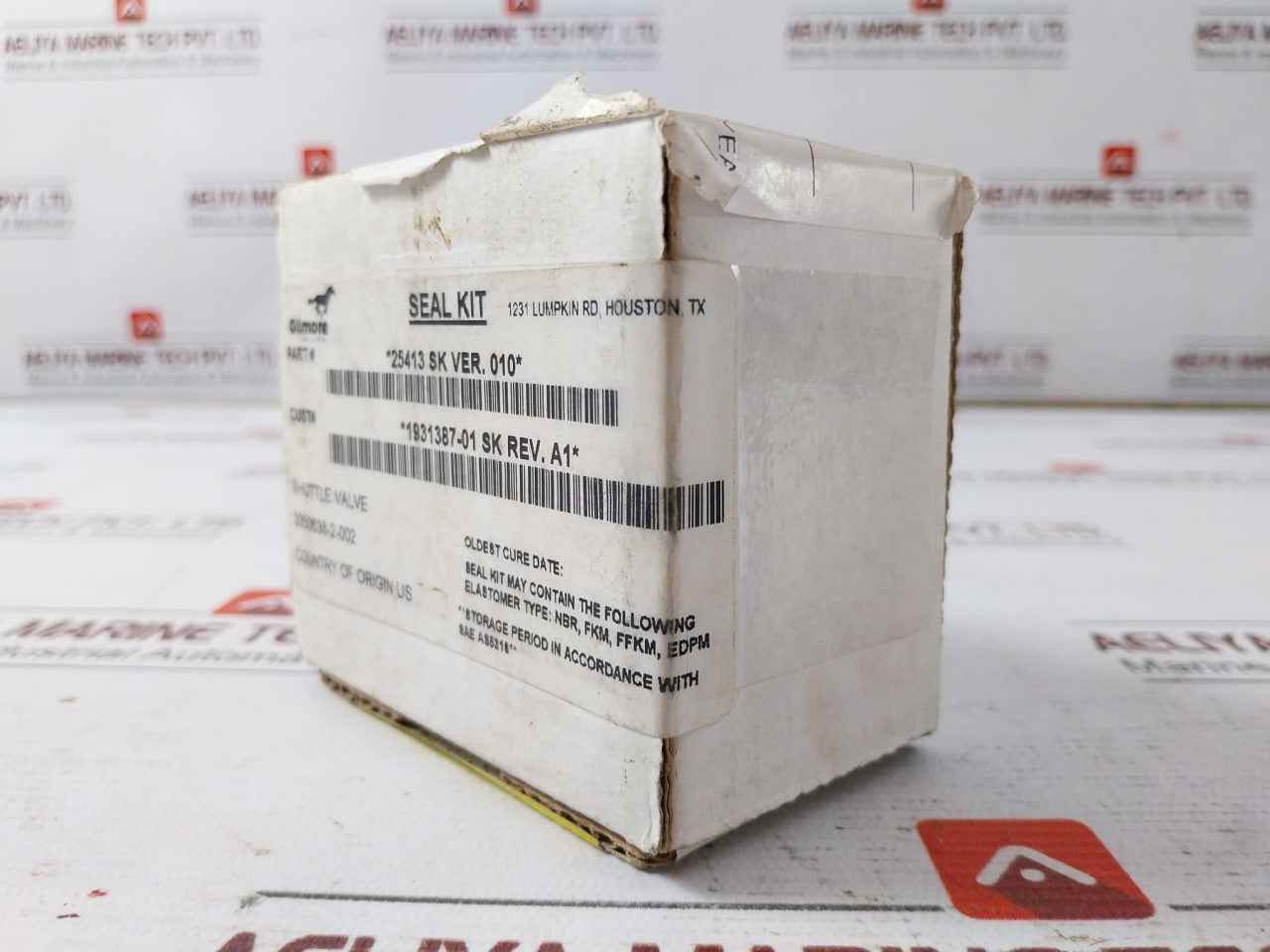 Lot Of 2X Gilmore 25413 Sk 1" Valve Seal Kit 1931387-01-sk