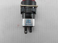 Lot Of 2X Han Kuk Relay 16000 Red Pilot Light Lamp 0.7W Max 24V Dc