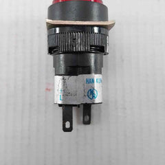 Lot Of 2X Han Kuk Relay 16000 Red Pilot Light Lamp 0.7W Max 24V Dc