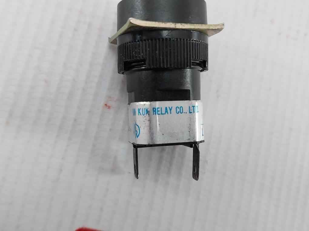 Lot Of 2X Han Kuk Relay 16000 Red Pilot Light Lamp 0.7W Max 24V Dc