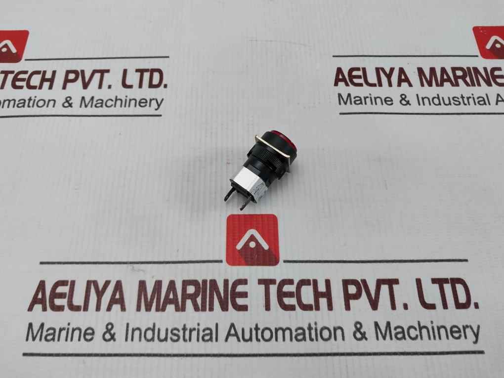 Lot Of 2X Han Kuk Relay 16000 Red Pilot Light Lamp 0.7W Max 24V Dc