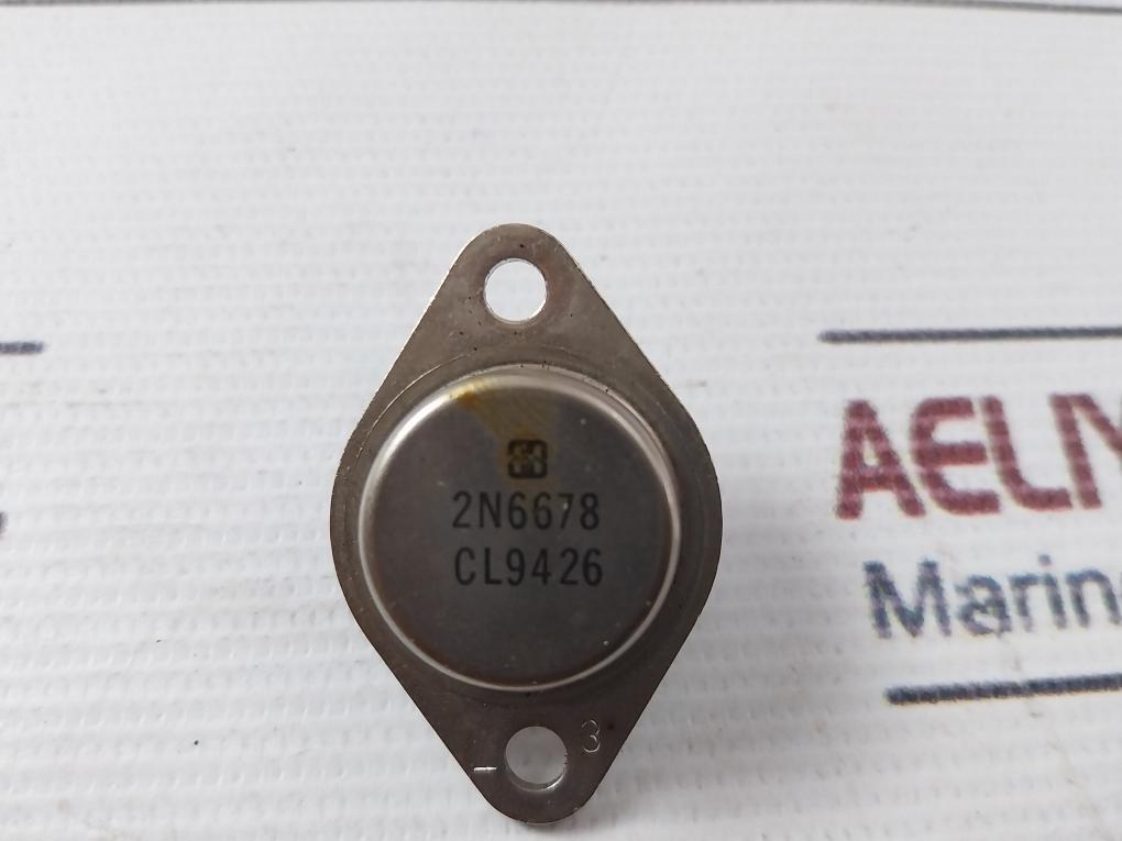 Lot of 2X Harris 2N6678 Power Transistor