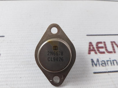 Lot of 2X Harris 2N6678 Power Transistor