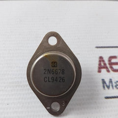 Lot of 2X Harris 2N6678 Power Transistor