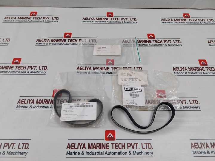 Lot of 2X HOBART 438845 Poly V Belt 609648