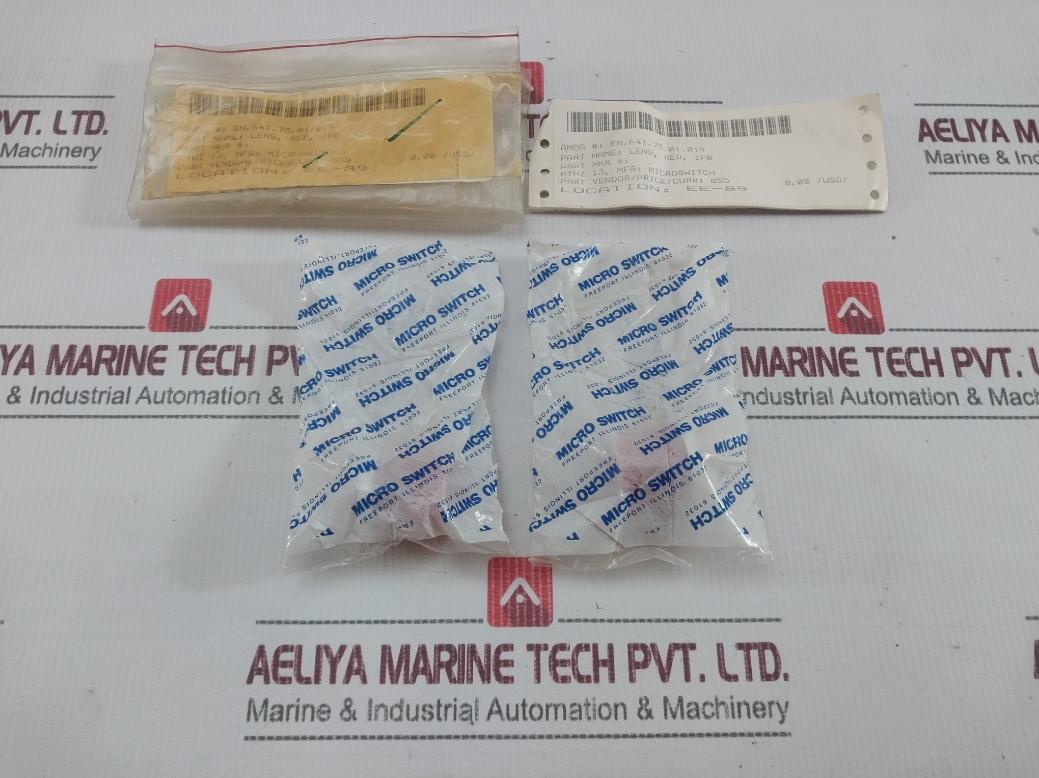 Lot Of 2X Honeywell Pthz13 Ipb Indicator Red Lens