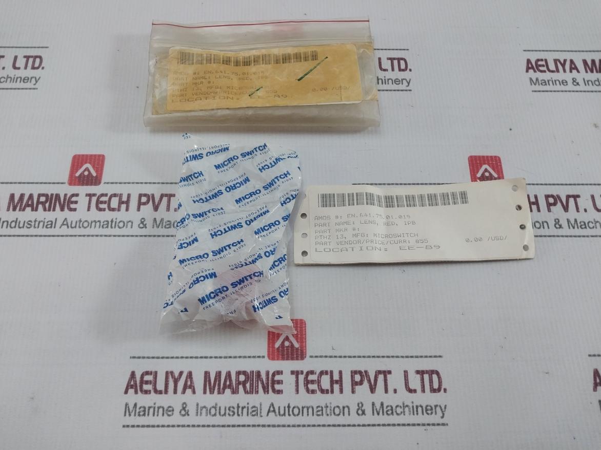 Lot Of 2X Honeywell Pthz13 Ipb Indicator Red Lens