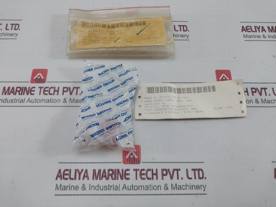 Lot Of 2X Honeywell Pthz13 Ipb Indicator Red Lens