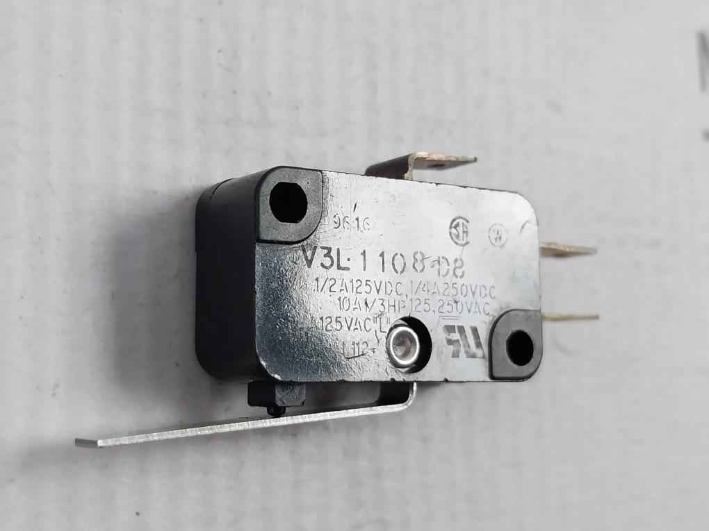 Lot Of 2X Honeywell V3L-1108-d8 Micro Switch 10A 1/3Hp 125 250Vac