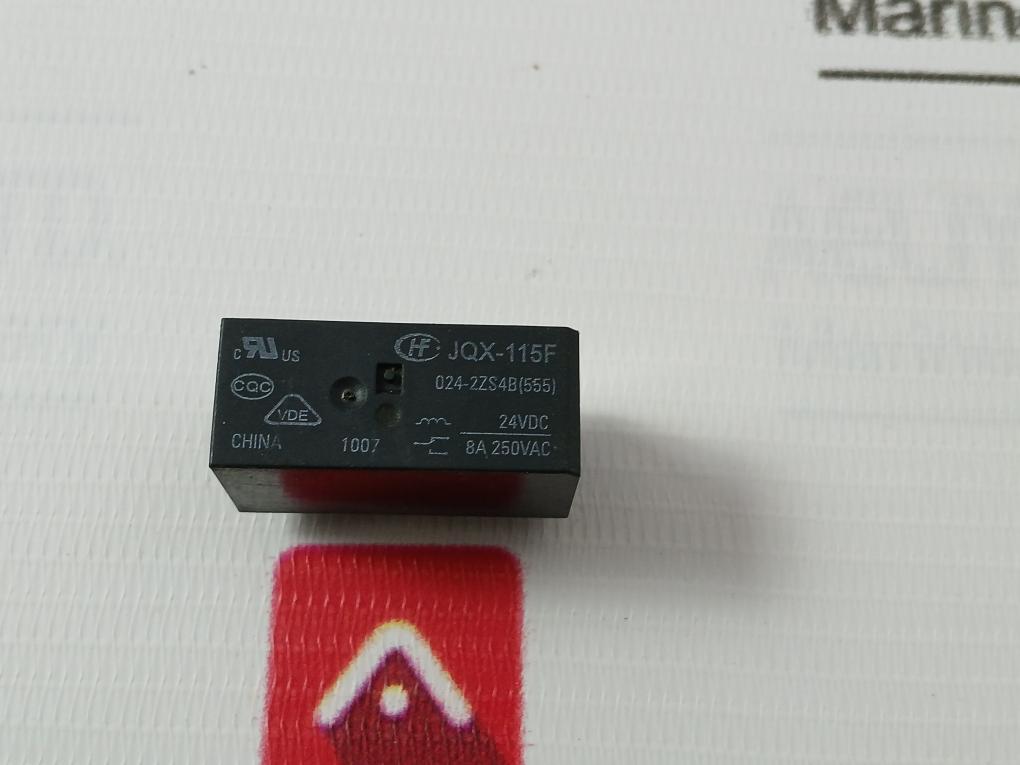 Lot Of 2X Hongfa Jqx-115F Miniature High Power Relay 8A 250Vac