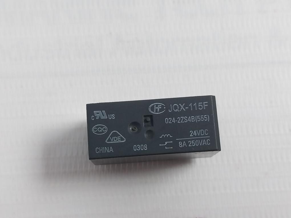 Lot Of 2X Hongfa Jqx-115F Power Relay 8A 250Vac