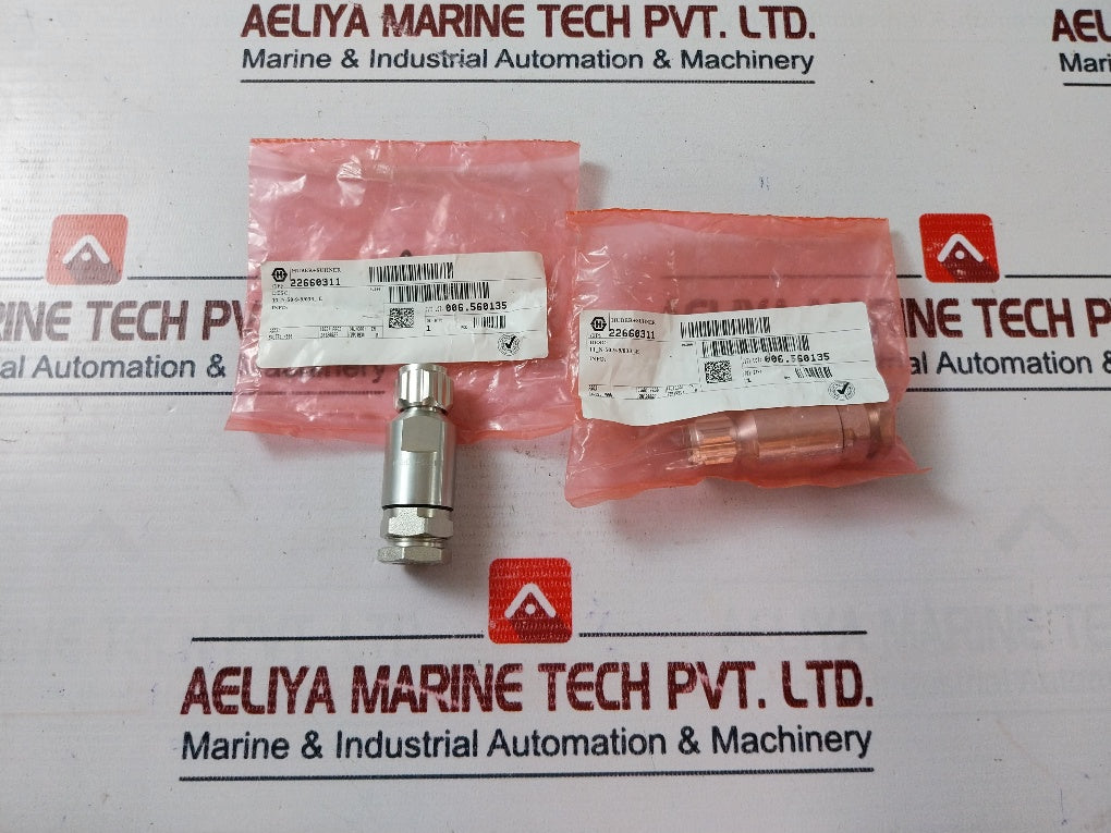 Lot Of 2X Huber+Suhner 11_N-50-9-9/033_-e Cable Connector