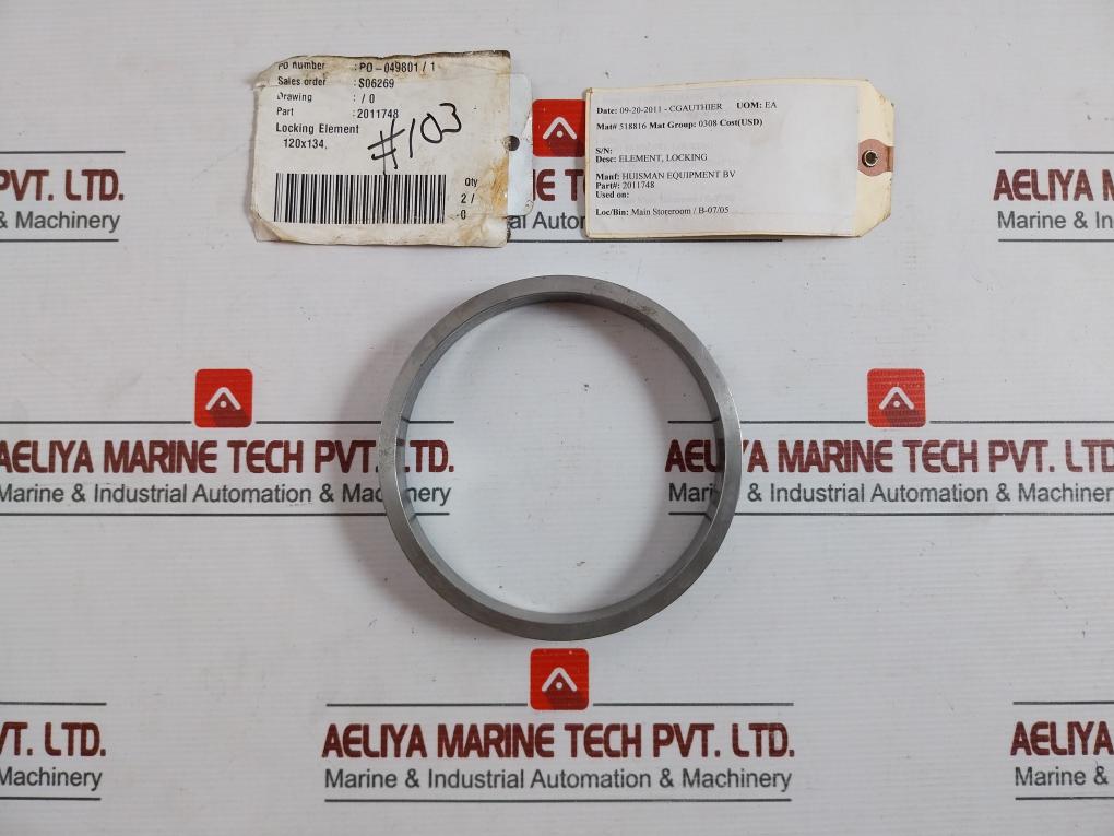 Lot of 2X HUISMAN EQUIPMENT 2011748 Locking Element 120X134