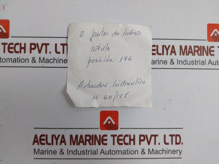 Lot Of 2X Hydraulic Actuator Seal Cfw A1 Velan