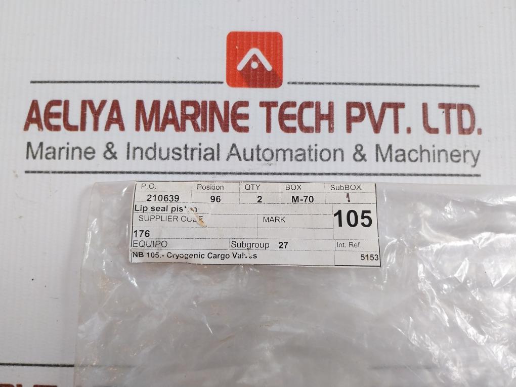 Lot Of 2X Hydraulic Actuator Seal Cfw A1 Velan