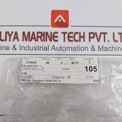 Lot Of 2X Hydraulic Actuator Seal Cfw A1 Velan