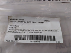 Lot of 2X IDEC RH1B-U SPDT Control Relay 33169, E0254-2 AC120V 50/60HZ 10A