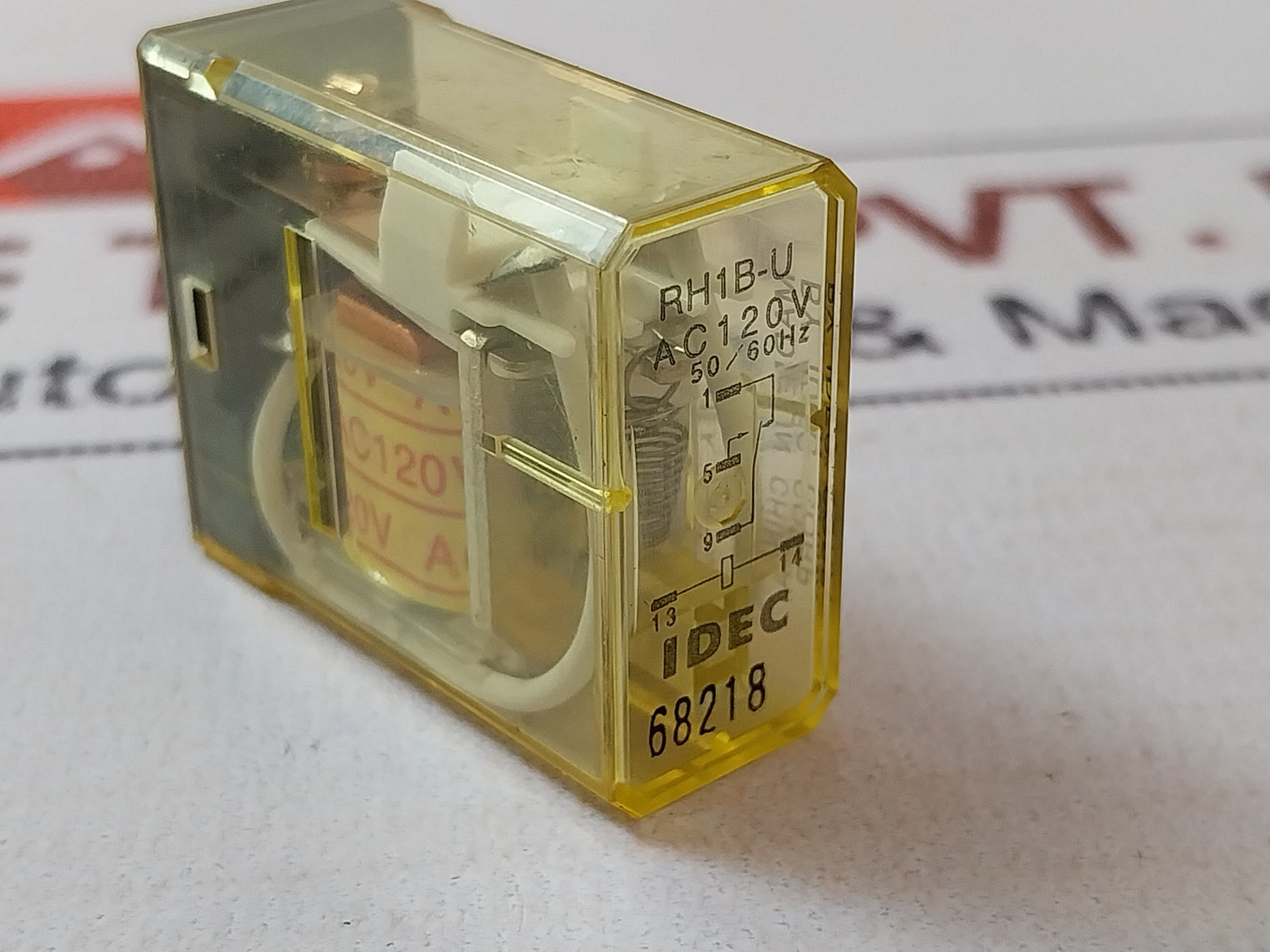 Lot Of 2X Idec Rh1B-u Spdt Control Relay 10A 240Vac E0254-2