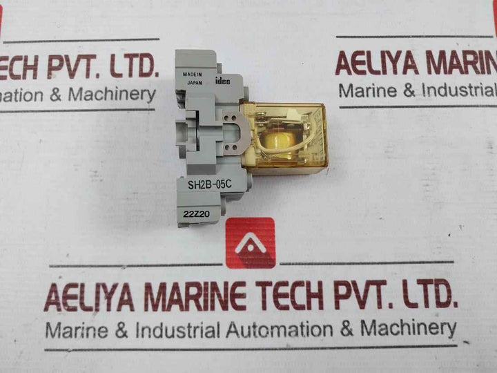Lot Of 2X Idec Rh2B-ul Power Relay With Base Ac220V 7.5A 120Vac Sh2B-05C