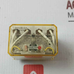 Lot Of 2X Idec Rh4B-ul Power Relay 10A 240Vdc