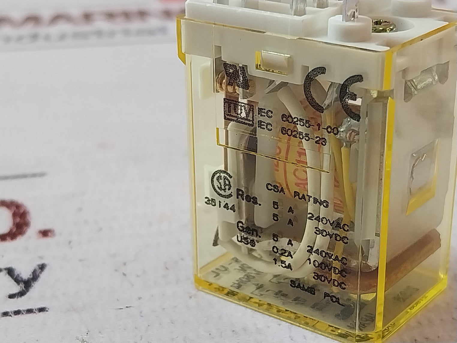 Lot Of 2X Idec Ry4S-ul Control Relay Ac110-120V 50/60Hz