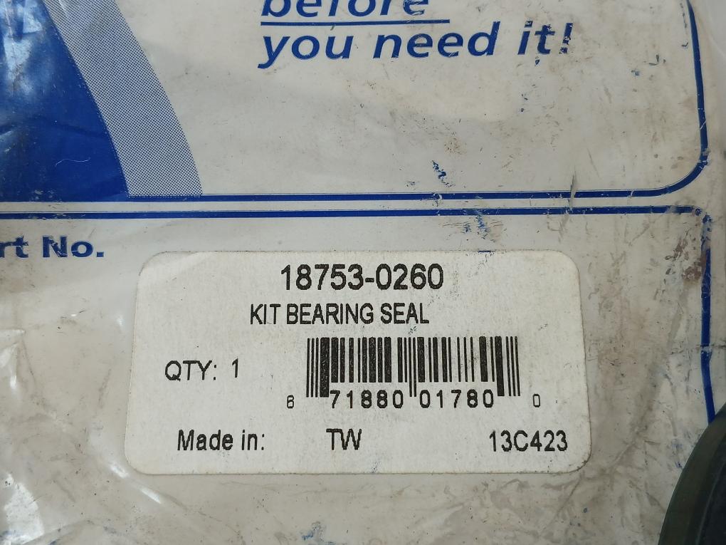 Lot Of 2X Jabsco 18753-0260 Bearing Seal Rev:6,D