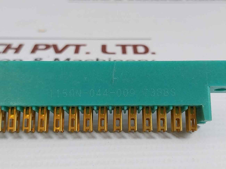 Lot Of 2X Kel 1150N-044-009 Card Edge Connector