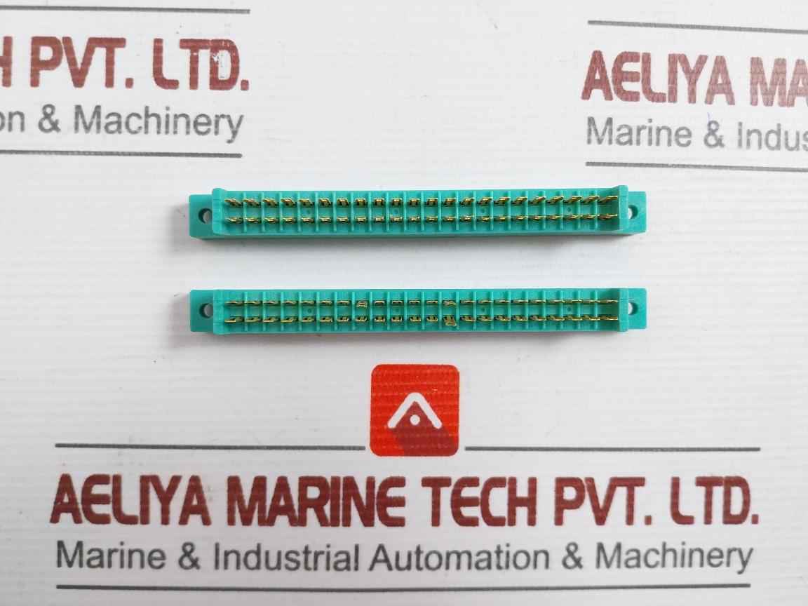 Lot Of 2X Kel 1150N-044-009 Card Edge Connector