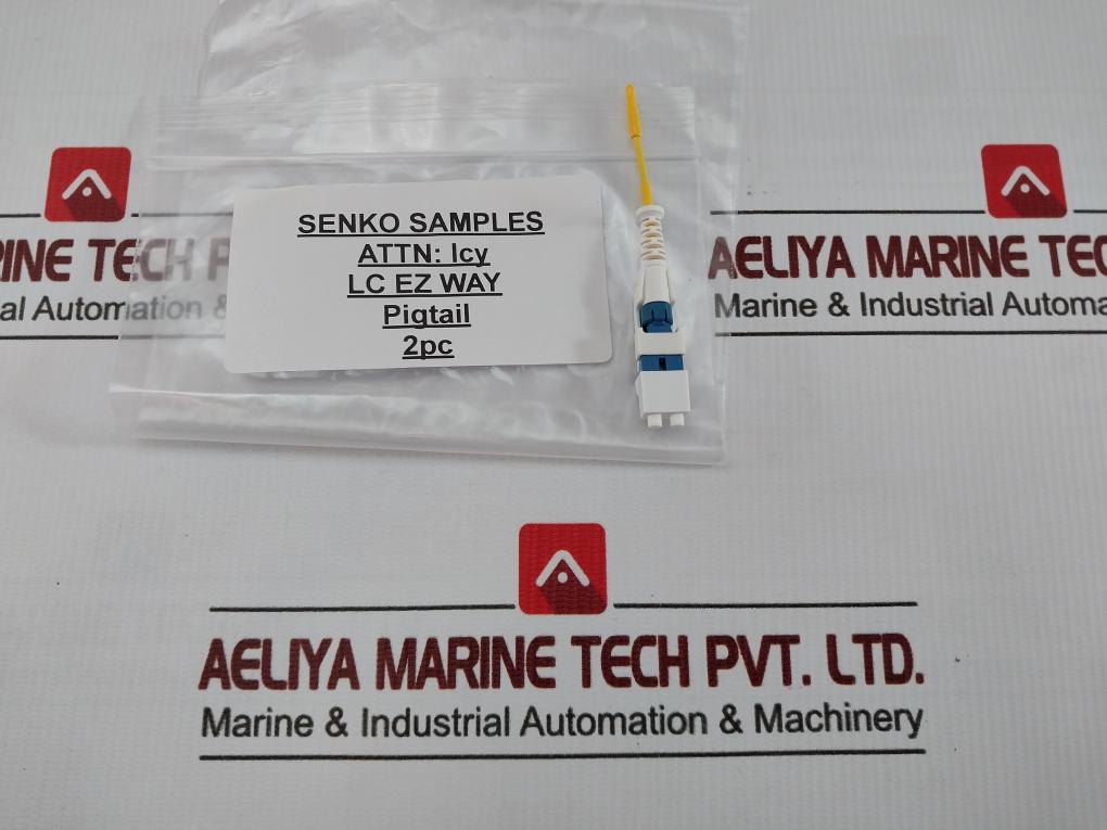 Lot Of 2X Lc Ez Way Fiber Optic Pigtail Ez-flip Senko