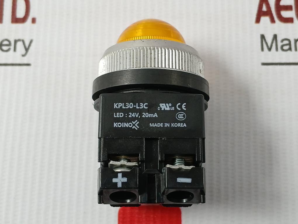 Lot Of 2X Led Panel Indicator Light Kpl30-l3C Koino 24V 20Ma
