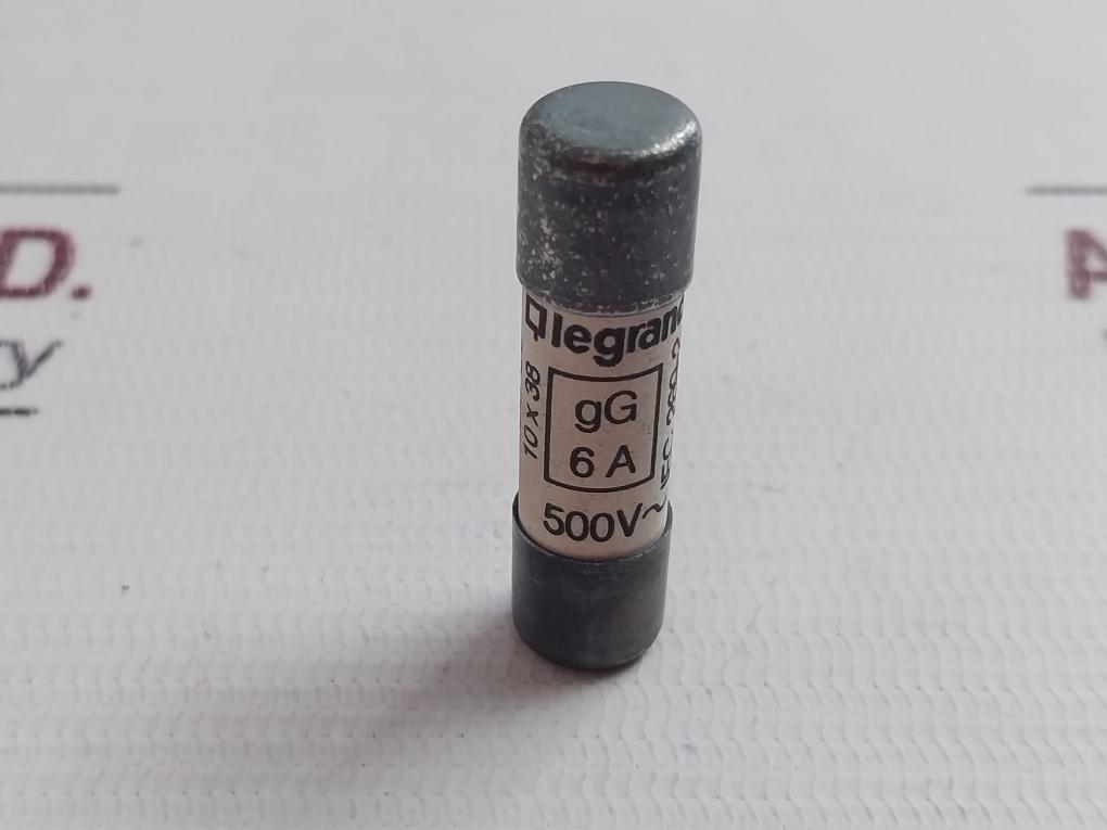 Lot of 2X Legrand 133 06 Cartridge Fuse GG 6A 500V 100KA