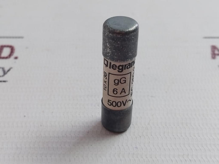 Lot of 2X Legrand 133 06 Cartridge Fuse GG 6A 500V 100KA