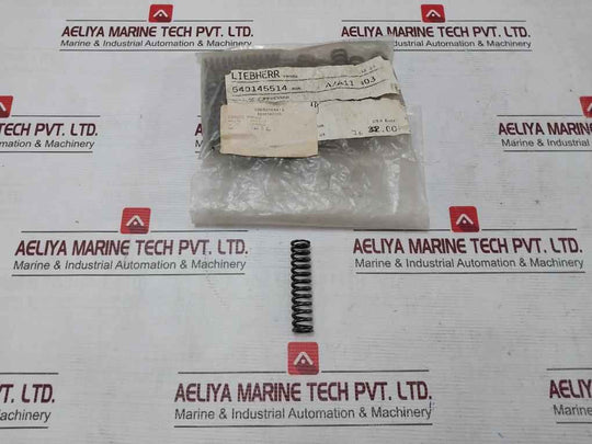 Lot Of 2X Liebherr 540145514 Pressure Spring 5510143330